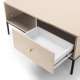 Sofabord Mono 104x46 cm - Beige - 2 skuffer