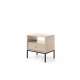Nattbord Mono 54x46 cm - Beige - 1 skuff