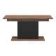 Spisebord Forn 160-210 cm - Eik - Svart matt
