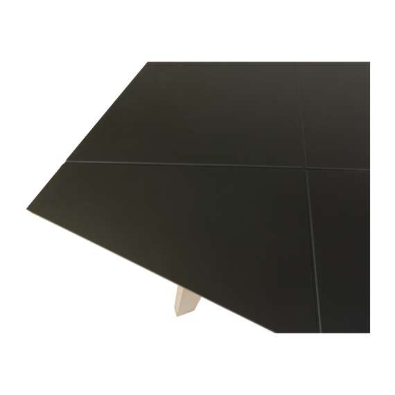 Spisebord Forn 140-180 cm - Eik - Svart matt