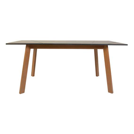 Spisebord Forn 140-180 cm - Eik - Svart matt