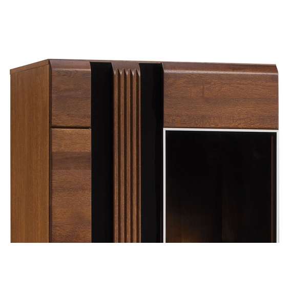 Vitrineskap Antico 66x198 cm - Eik