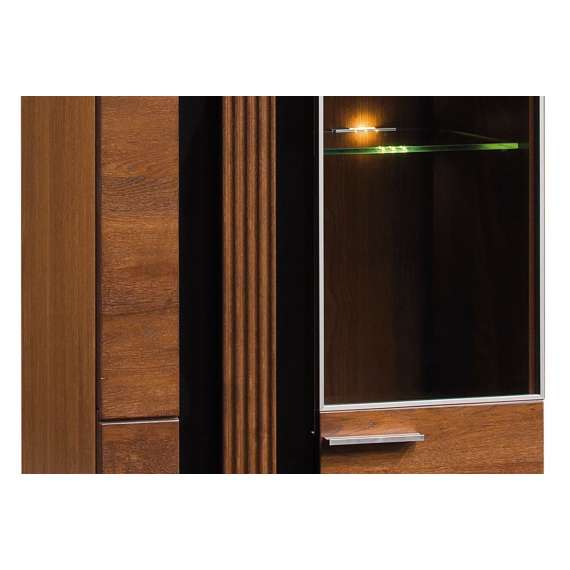 Vitrineskap Antico 66x198 cm - Eik