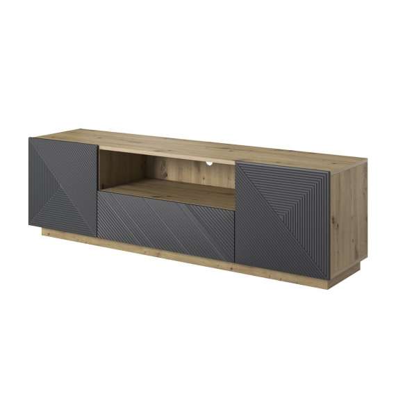 Tv-benk Ash 167x50 cm - Freste fronter - 2 dører