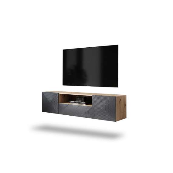 Tv-benk Ash 167x45 cm - Vegghengt