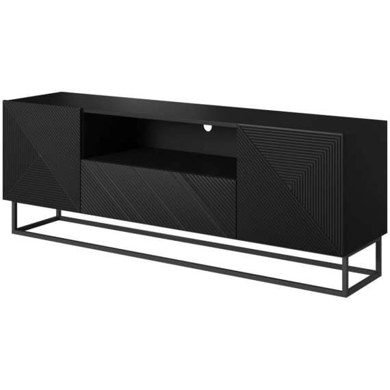 Tv-benk Ash 167x60 cm - Metallramme - 2 dører