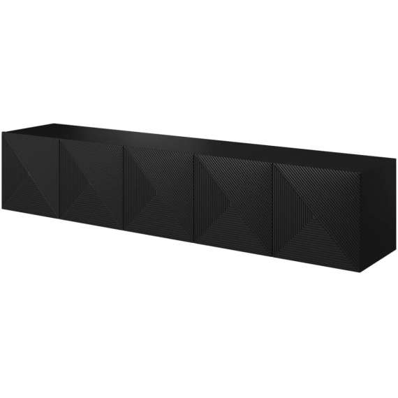 Tv-benk Ash 200x40 cm - Vegghengt