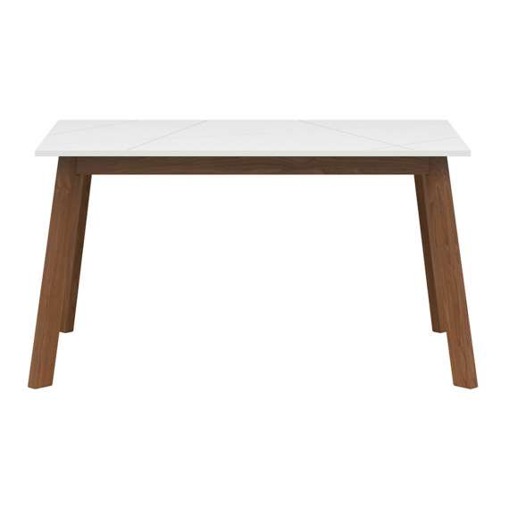 Spisebord Forn 140-180 cm - Hvit - Eik