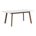 Spisebord Forn 140-180 cm - Hvit - Eik