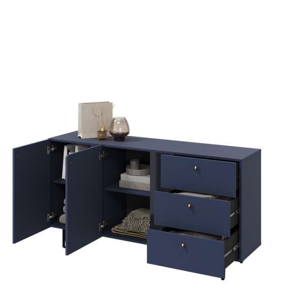 Skjenk Colours 160x84 cm - 2 dører - 3 skuffer