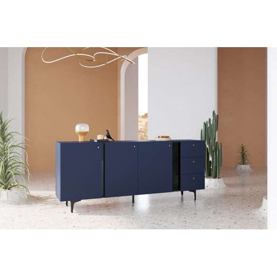 Skjenk Colours 200x84 cm - 3 dører - 3 skuffer