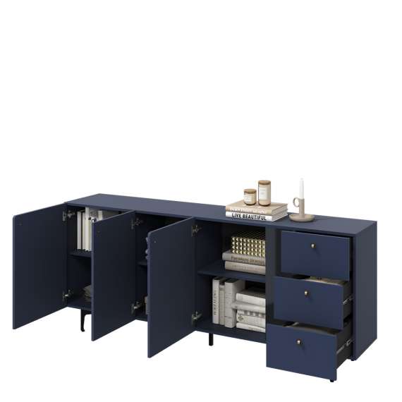 Skjenk Colours 200x84 cm - 3 dører - 3 skuffer