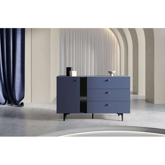 Skjenk Colours 138x84 cm - 3 skuffer