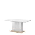 Spisebord Futura 160-200 cm - Hvit høyglans