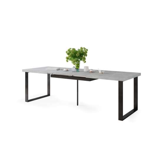 Spisebord Avella 160-310x90 cm - Betong - Langt bord