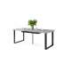 Spisebord Avella 160-310x90 cm - Betong - Langt bord