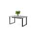 Spisebord Avella 160-310x90 cm - Betong - Langt bord