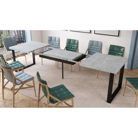 Spisebord Avella 160-310 cm - Betong - Langt bord