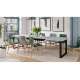 Spisebord Avella 160-310 cm - Betong - Langt bord