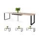 Spisebord Avella 160-310x90 cm - Lys eik - Langt bord