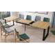 Spisebord Avella 160-310x90 cm - Eik - Langt bord