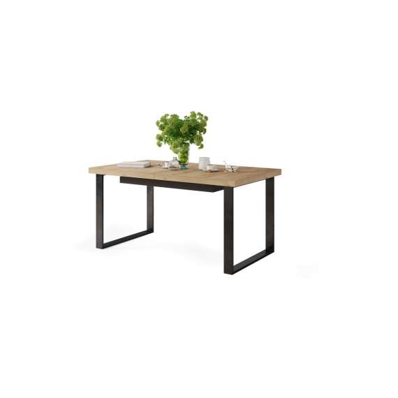 Spisebord Avella 160-310x90 cm - Eik - Langt bord