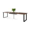Spisebord Avella 160-310x90 cm - Brun eik - Langt bord