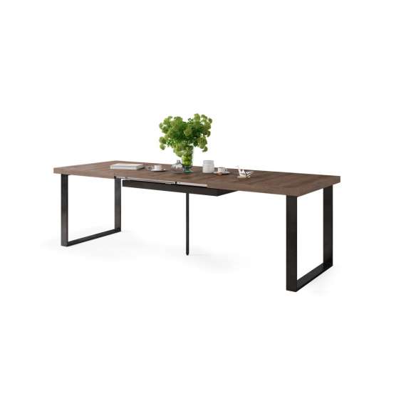 Spisebord Avella 160-310x90 cm - Brun eik - Langt bord