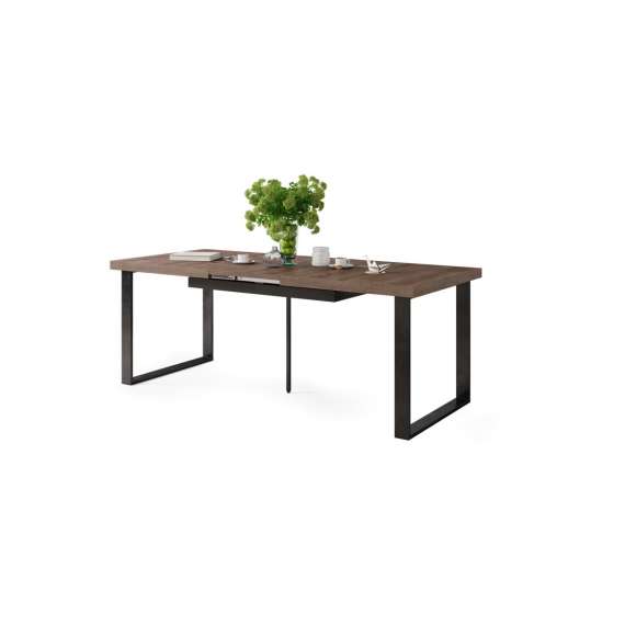Spisebord Avella 160-310x90 cm - Brun eik - Langt bord