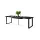 Spisebord Avella 160-310x90 cm - Svart  - Langt bord