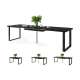 Spisebord Avella 160-310x90 cm - Svart  - Langt bord