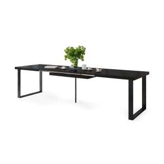 Spisebord Avella 160-310x90 cm - Svart  - Langt bord