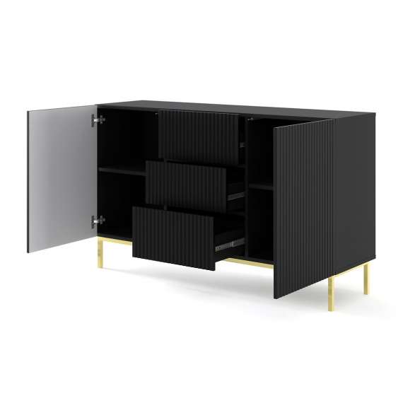 Skjenk Ravena 150 cm - Metallben - Spiler