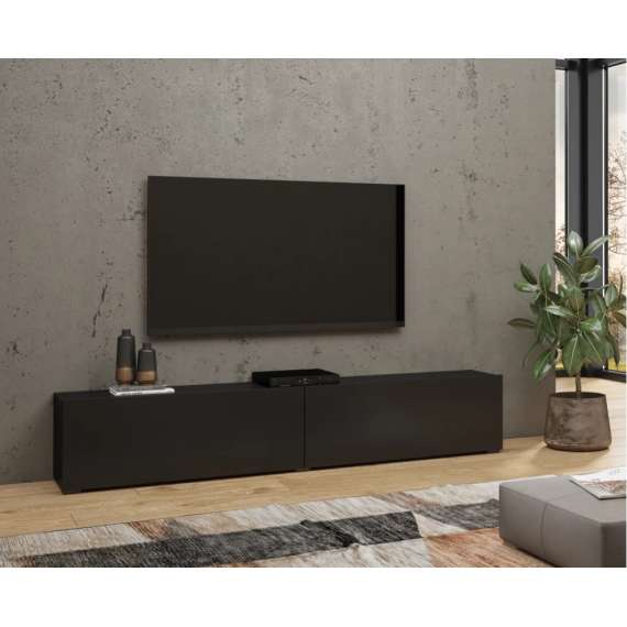 Tv-benk Ava 180x35 cm - Svart