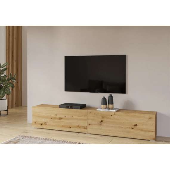 Tv-benk Ava 180x35 cm - Eik - Lav