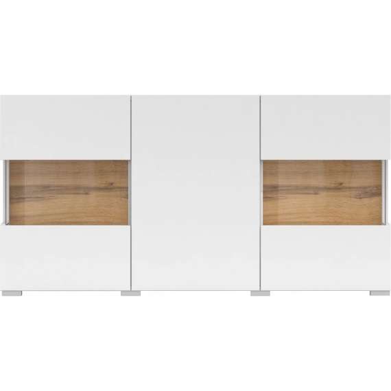 Skjenk Ava 120x62 cm - Hvit - Vegghengt