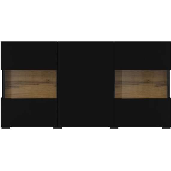 Skjenk Ava 120x62 cm - Svart - Vegghengt