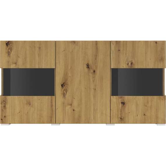 Skjenk Ava 120x62 cm - Eik - Vegghengt