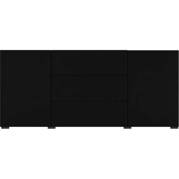 Skjenk Ava 140x63 cm - Svart - Veggmontert