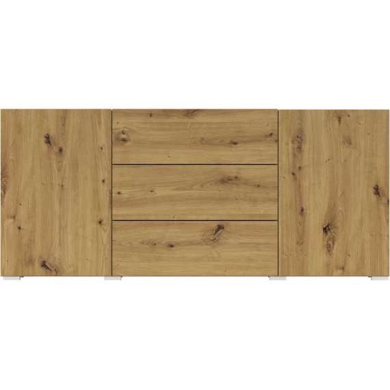 Skjenk Ava 140x63 cm - Eik - Veggmontert