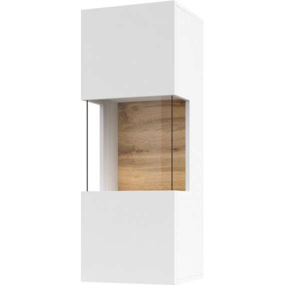Vitrine Ava 35x95 cm - Hvit - Vegghengt