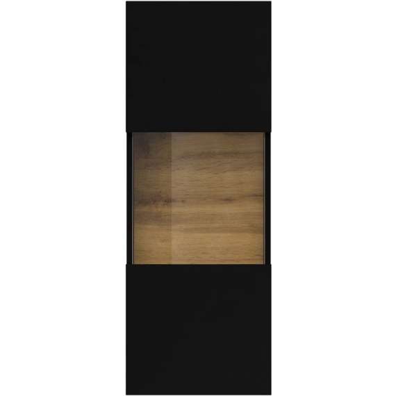 Vitrine Ava 35x95 cm - Svart - Vegghengt