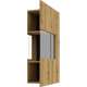 Vitrine Ava 35x95 cm - Eik - Veggmontert