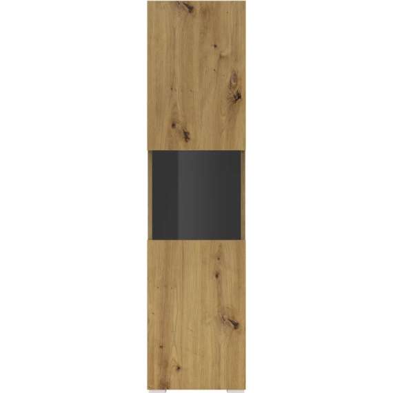 Vitrineskap Ava 36x140 cm - Eik - Veggmontert