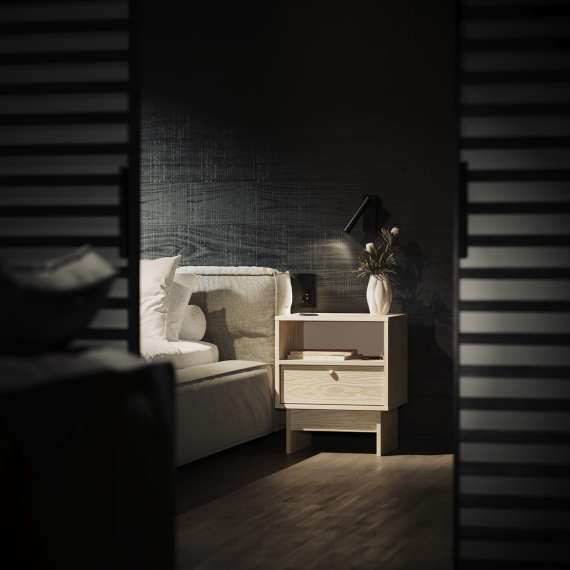 Nattbord Kabe SNK01 - 1 skuff - Flere farger