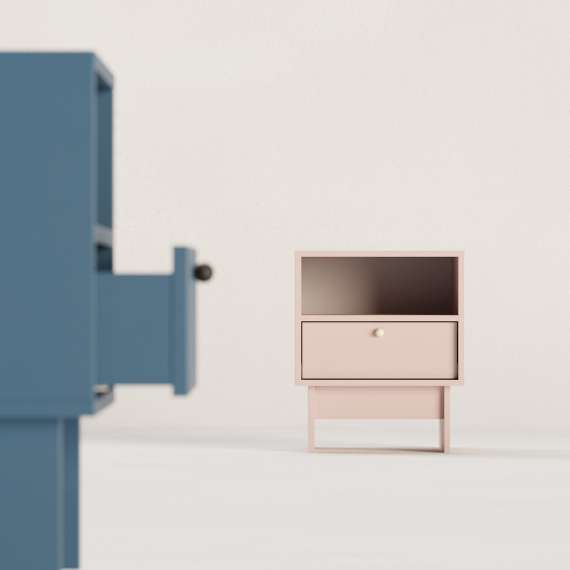 Nattbord Kabe SNK01 - 1 skuff - Flere farger