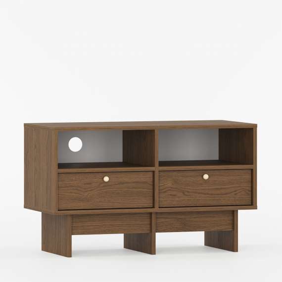 Tv-benk Kabe KTV1S 90-120x60 cm - flere farger - 2 skuffer