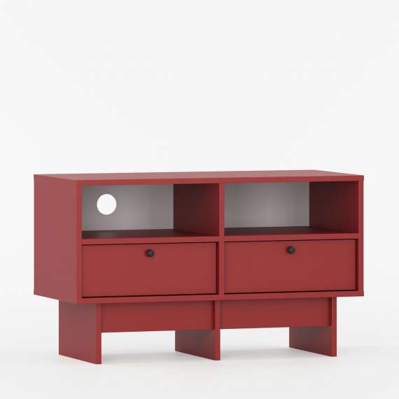 Tv-benk Kabe KTV1S 90-120x60 cm - flere farger - 2 skuffer