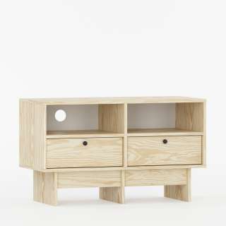 Tv-benk Kabe KTV1S 90-120x60 cm - flere farger - 2 skuffer