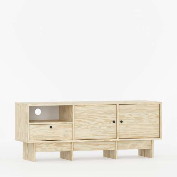 Tv-benk Kabe KTV2 125-180x60 cm - flere farger - 2 dører